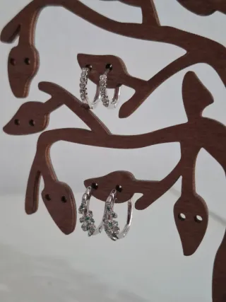 Pendientes Aro Serpiente con Circonitas