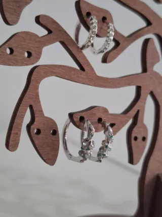 Pendientes Aro Serpiente con Circonitas