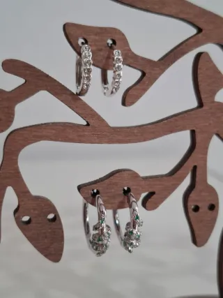 Pendientes Aro Serpiente con Circonitas