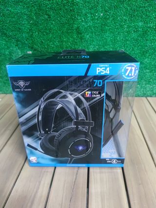 Spirit Of Gamer Elite-H70 Auriculares Gaming USB Negros