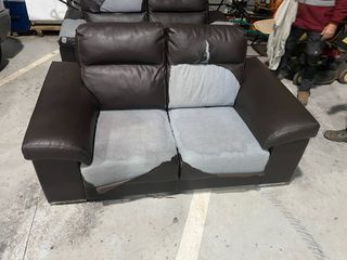 2 Divani a 3 posti in pelle
