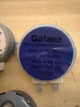 5 Motores Síncronos Microondas