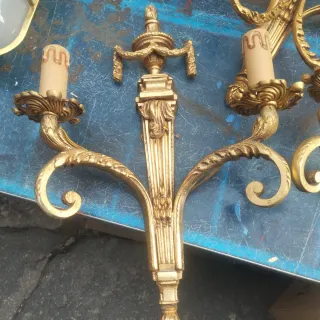 Applique Lampadario Oro Stile Barocco