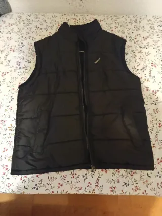 Chaleco acolchado negro