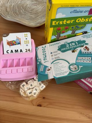 Lote juegos y puzzles infantiles HABA, Trefl, Disn