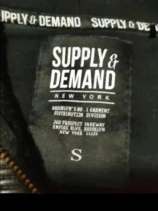 Chaqueta Supply & Demand New York Negra