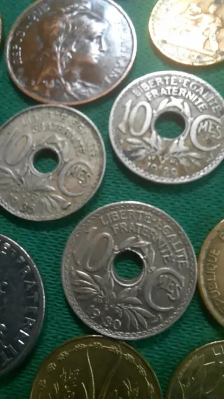 Lotto di monete francesi