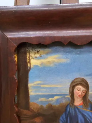 Óleo sobre lienzo atribuido a Sébastien Bourdon, e