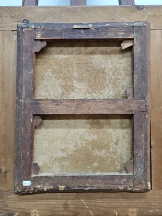 Óleo sobre lienzo atribuido a Sébastien Bourdon, e