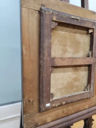 Óleo sobre lienzo atribuido a Sébastien Bourdon, e