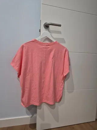 Camiseta Indi&Cold rosa fluor talla S