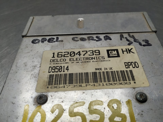 CENTRALITA MOTOR UCE OPEL CORSA B 16204739 D95014
