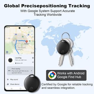 Google Find Hub Tracker Tag - 4 pezzi
