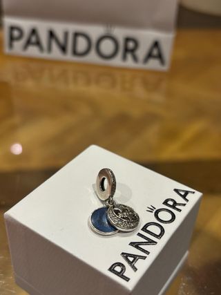 Charm PANDORA Colgante Luna y Estrellas - "I Love