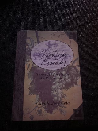 Libro Mis rutas escondidas Camilo Jose Cela