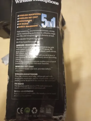 Auriculares Inalámbricos 5 en 1