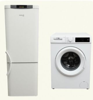 FRIGORÍFICO FAGOR EN BLANCO + LAVADORA FAGOR 8 KG