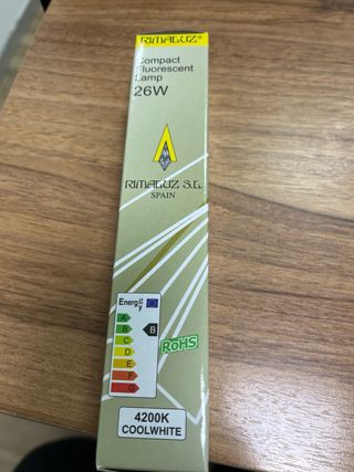 Bombilla RIMALUZ PLC 4 pines 26W 4200K