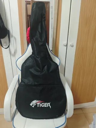 Guitarra Acústica Tiger Azul + Funda