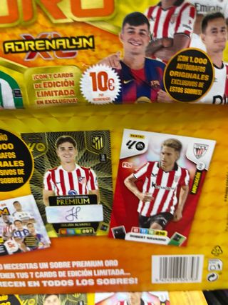 Sobre Premium Oro Panini Adrenalyn XL