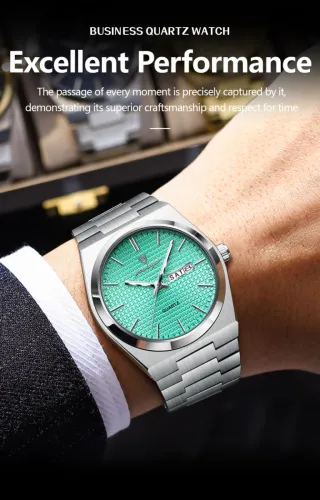 Reloj Poedagar Hombre Esfera Verde