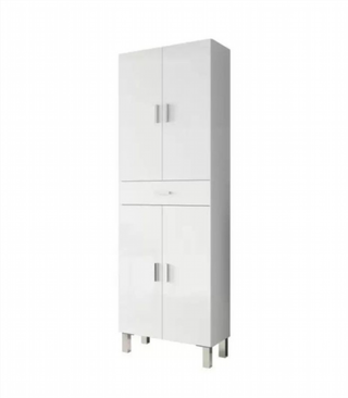 Mueble Columna de Baño Alta. 4 Puertas y 1 Cajon.