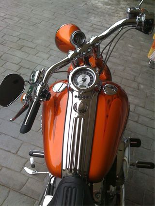 Harley Davidson Softail Springer CVO 2008 Naranja