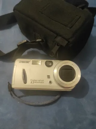 Cámara Sony Vintage Plata