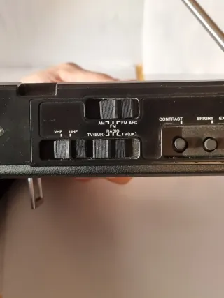 Radio JVC Vintage con TV