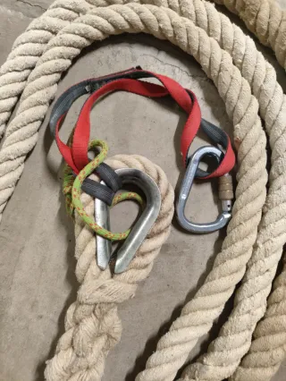 Cuerda de trepa bomberos/crossfit