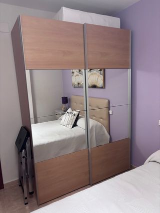Armario puertas correderas espejo