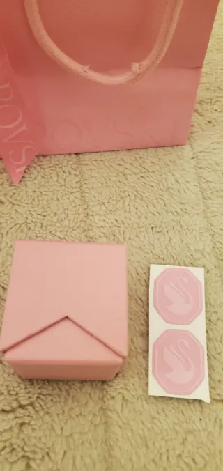 Confezione regalo Swarovski anello rosa