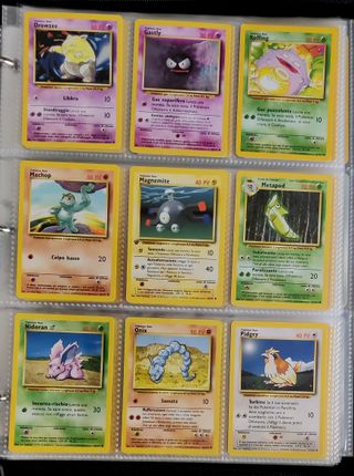 Lotto di 72 vecchie carte pokemon in italiano 2000