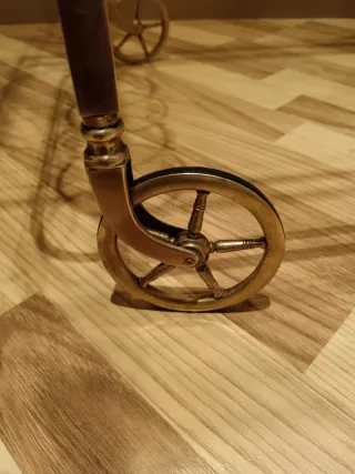 Carrello portavivande ottone