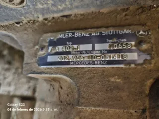 Motor Mercedes M 402.906 para piezas