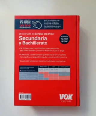 Diccionario lengua española Secundaria y Bachiller
