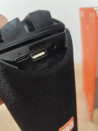 Altavoz Portátil T&G TG-113 Negro/Azul