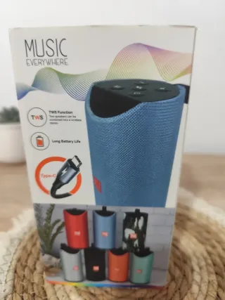 Altavoz Portátil T&G TG-113 Negro/Azul