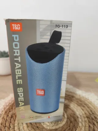 Altavoz Portátil T&G TG-113 Negro/Azul