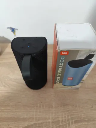 Altavoz Portátil T&G TG-113 Negro/Azul