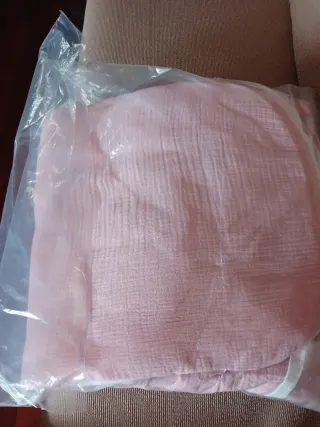 Funda capazo niña rosa