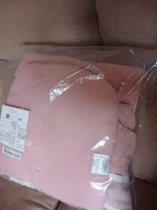 Funda capazo niña rosa