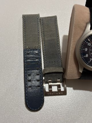 Hamilton Khaki Quartz Negro/Plateado