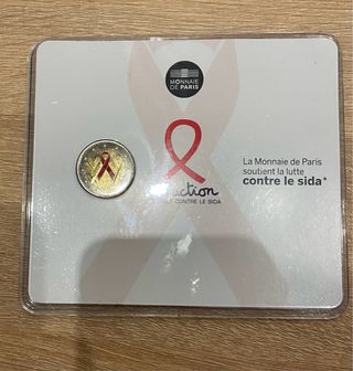 Coincard monete 2 euro Francia color 2017 2018