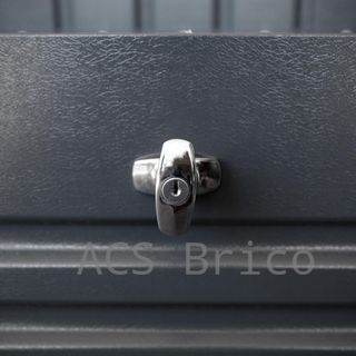 Baúl Arcón Metálico Antracita - 135x67x69 cm - Trimetals