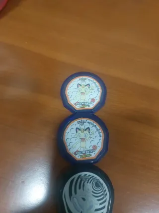 3 Tazos Pokémon Nox Meowth