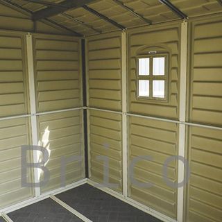 Caseta PVC Woodside 239x324x233 cm - Duramax