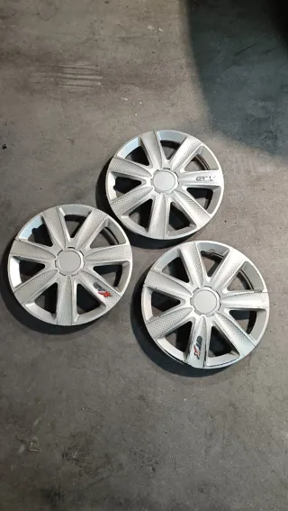 Tapacubos 15 Gris Plata