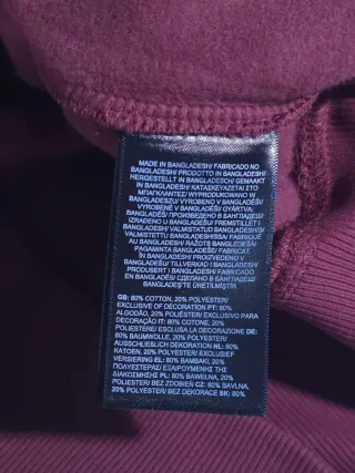 Felpa The North Face Crewneck Bordeaux S