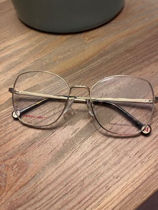 Gafas Carolina Herrera Montura Dorada/Plateada